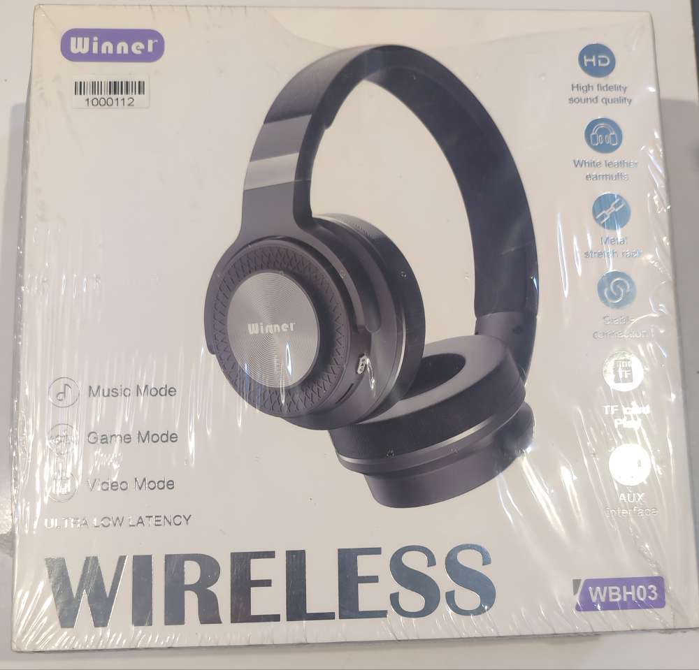 هدست  بلوتوثی وینر مدل WBH03رنگ آبی